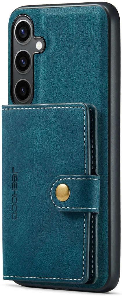 CaseMe Samsung Galaxy S24 Plus Hoes Magnetische Kaarthouder Blauw afbeelding 1