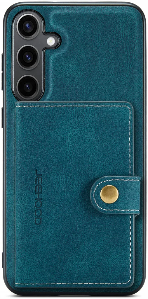 CaseMe Samsung Galaxy S24 Plus Hoes Magnetische Kaarthouder Blauw afbeelding 15