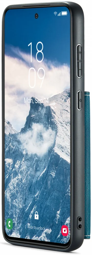 CaseMe Samsung Galaxy S24 Plus Hoes Magnetische Kaarthouder Blauw afbeelding 21