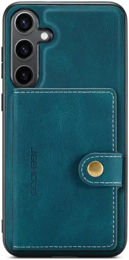 CaseMe Samsung Galaxy S24 Plus Hoes Magnetische Kaarthouder Blauw afbeelding 15