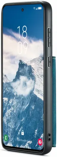 CaseMe Samsung Galaxy S24 Plus Hoes Magnetische Kaarthouder Blauw afbeelding 21