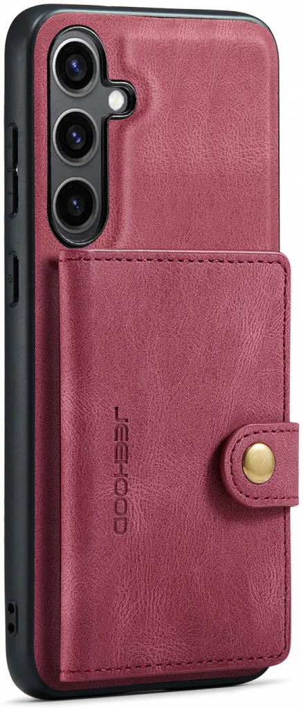 CaseMe Samsung Galaxy S24 Plus Hoes Magnetische Kaarthouder Rood afbeelding 13