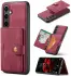 CaseMe Samsung Galaxy S24 Plus Hoes Magnetische Kaarthouder Rood afbeelding 2