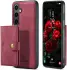 CaseMe Samsung Galaxy S24 Plus Hoes Magnetische Kaarthouder Rood afbeelding 24