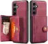 CaseMe Samsung Galaxy S24 Plus Hoes Magnetische Kaarthouder Rood afbeelding 27