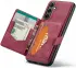 CaseMe Samsung Galaxy S24 Plus Hoes Magnetische Kaarthouder Rood afbeelding 8