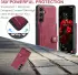 CaseMe Samsung Galaxy S24 Plus Hoes Magnetische Kaarthouder Rood afbeelding 9