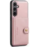 CaseMe JH-01 Samsung Galaxy S24 Plus Hoes Magnetische Kaarthouder Roze