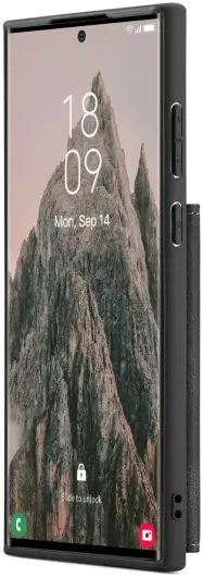 CaseMe Samsung Galaxy S24 Ultra Hoes Magnetische Kaarthouder Zwart afbeelding 14