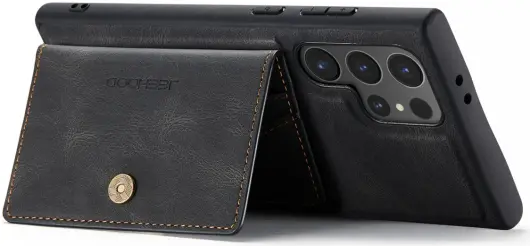 CaseMe Samsung Galaxy S24 Ultra Hoes Magnetische Kaarthouder Zwart afbeelding 21