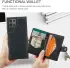 CaseMe Samsung Galaxy S24 Ultra Hoes Magnetische Kaarthouder Zwart afbeelding 11