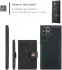CaseMe Samsung Galaxy S24 Ultra Hoes Magnetische Kaarthouder Zwart afbeelding 12