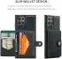 CaseMe Samsung Galaxy S24 Ultra Hoes Magnetische Kaarthouder Zwart afbeelding 13