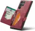 CaseMe JH-01 Samsung Galaxy S24 Ultra Hoes Magnetische Kaarthouder Rood afbeelding 10