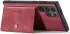 CaseMe JH-01 Samsung Galaxy S24 Ultra Hoes Magnetische Kaarthouder Rood afbeelding 21
