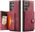 CaseMe JH-01 Samsung Galaxy S24 Ultra Hoes Magnetische Kaarthouder Rood afbeelding 26