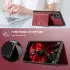 CaseMe JH-01 Samsung Galaxy S24 Ultra Hoes Magnetische Kaarthouder Rood afbeelding 8