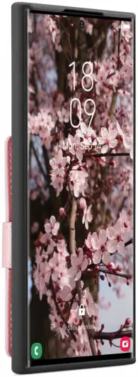 CaseMe JH-01 Samsung Galaxy S24 Ultra Hoes Magnetische Kaarthouder Roze afbeelding 16