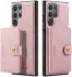 CaseMe JH-01 Samsung Galaxy S24 Ultra Hoes Magnetische Kaarthouder Roze afbeelding 2