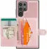 CaseMe JH-01 Samsung Galaxy S24 Ultra Hoes Magnetische Kaarthouder Roze afbeelding 22