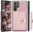 CaseMe JH-01 Samsung Galaxy S24 Ultra Hoes Magnetische Kaarthouder Roze afbeelding 24