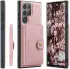 CaseMe JH-01 Samsung Galaxy S24 Ultra Hoes Magnetische Kaarthouder Roze afbeelding 25