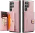 CaseMe JH-01 Samsung Galaxy S24 Ultra Hoes Magnetische Kaarthouder Roze afbeelding 26