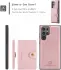 CaseMe JH-01 Samsung Galaxy S24 Ultra Hoes Magnetische Kaarthouder Roze afbeelding 7
