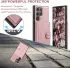 CaseMe JH-01 Samsung Galaxy S24 Ultra Hoes Magnetische Kaarthouder Roze afbeelding 9