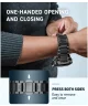 SUPCASE UB - Stalen Apple Watch 45MM / 44MM Case met Schakelband - Zwart
