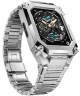 SUPCASE UB - Stalen Apple Watch 45MM / 44MM Case met Schakelband - Zilver