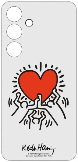 Origineel Samsung Galaxy S24 Hoesje FlipSuit Case Keith Haring Kaart afbeelding 4