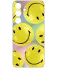 Origineel Samsung Galaxy S24 Hoesje FlipSuit Case Smiley Geel Kaart
