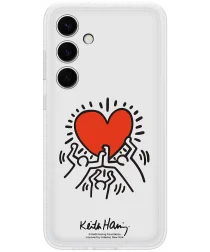 Origineel Samsung Galaxy S24 Plus Hoesje FlipSuit Case Keith Haring