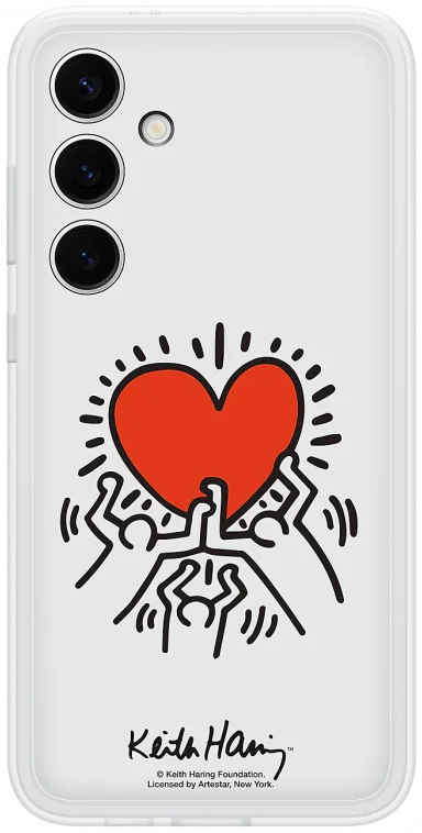 Origineel Samsung Galaxy S24 Plus Hoesje FlipSuit Case Keith Haring afbeelding 1