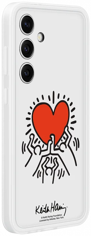 Origineel Samsung Galaxy S24 Plus Hoesje FlipSuit Case Keith Haring afbeelding 2