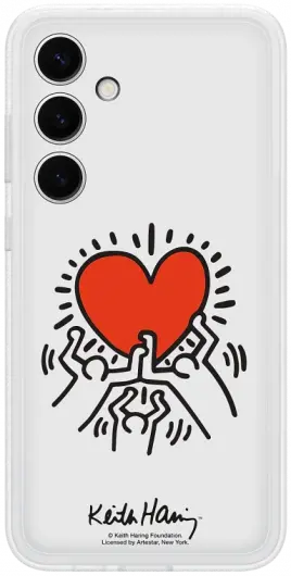 Origineel Samsung Galaxy S24 Plus Hoesje FlipSuit Case Keith Haring afbeelding 1