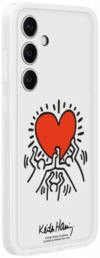 Origineel Samsung Galaxy S24 Plus Hoesje FlipSuit Case Keith Haring afbeelding 2