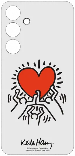 Origineel Samsung Galaxy S24 Plus Hoesje FlipSuit Case Keith Haring afbeelding 4