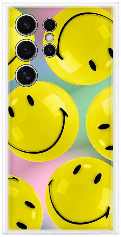 Origineel Samsung Galaxy S24 Ultra Hoesje FlipSuit Case Smiley Kaart afbeelding 1