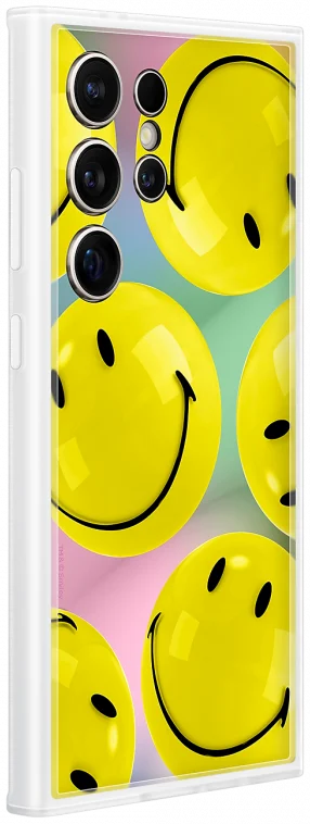 Origineel Samsung Galaxy S24 Ultra Hoesje FlipSuit Case Smiley Kaart afbeelding 2