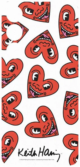 Origineel Samsung Galaxy S24 FlipSuit Plaatje Keith Haring Heart afbeelding 2