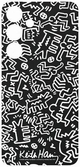 Origineel Samsung Galaxy S24 FlipSuit Plaatje Keith Haring Mono afbeelding 2
