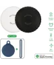 4smarts SkyTag Slim Bluetooth Tracker (2-Pack) Zwart Wit