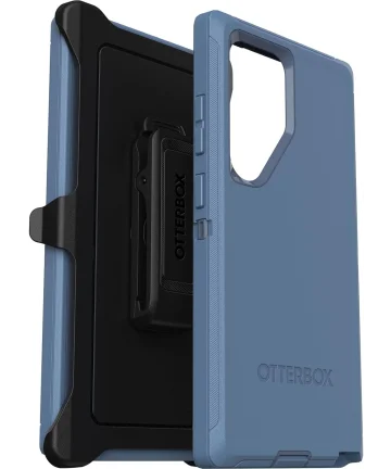 OtterBox Defender Samsung Galaxy S24 Ultra Hoesje Back Cover Blauw Hoesjes
