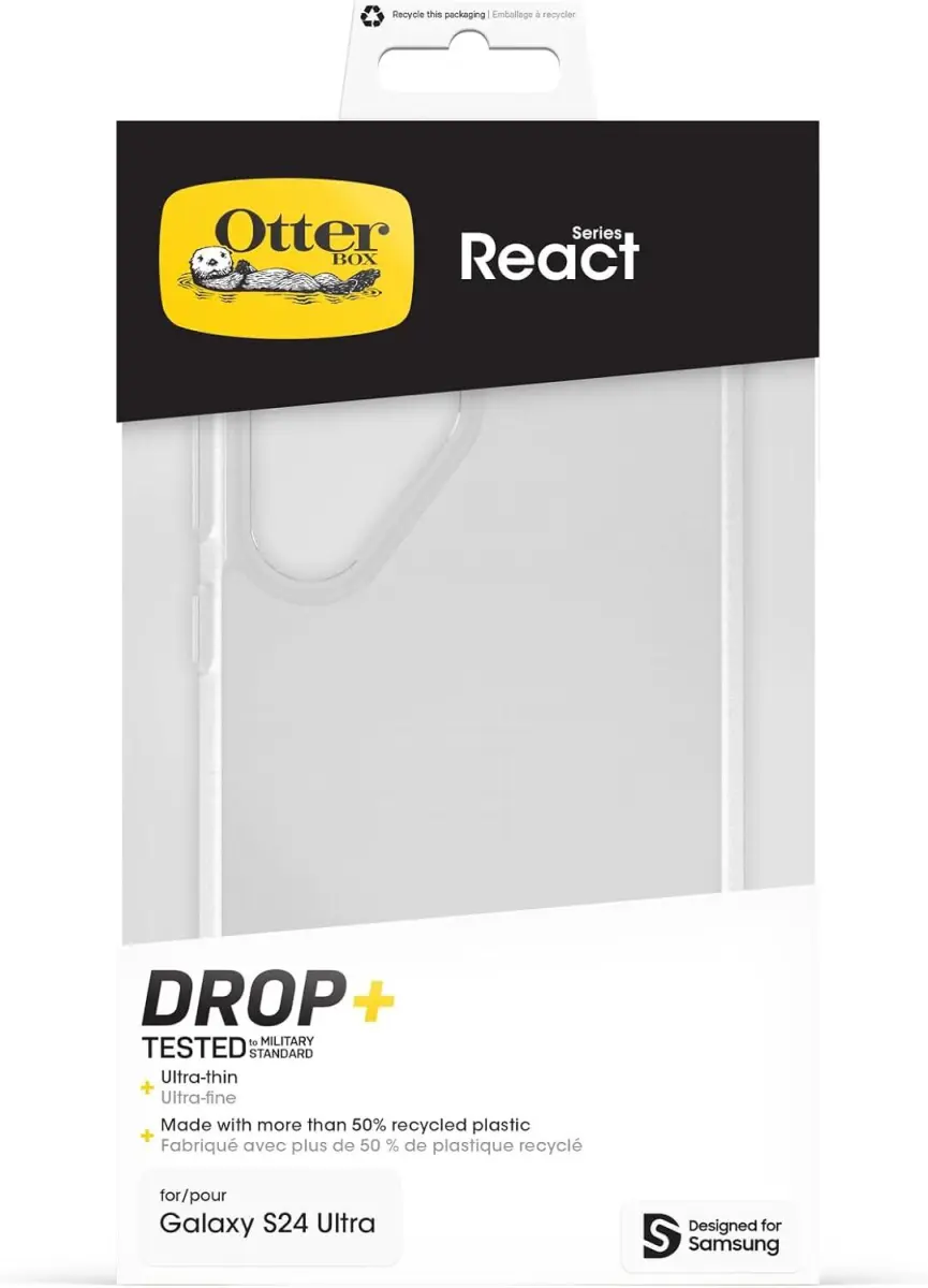 OtterBox React Samsung Galaxy S24 Ultra Hoesje Back Cover Transparant afbeelding 5