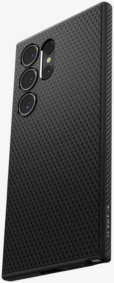 Spigen Liquid Air Samsung Galaxy S24 Ultra Hoesje Back Cover Zwart afbeelding 6