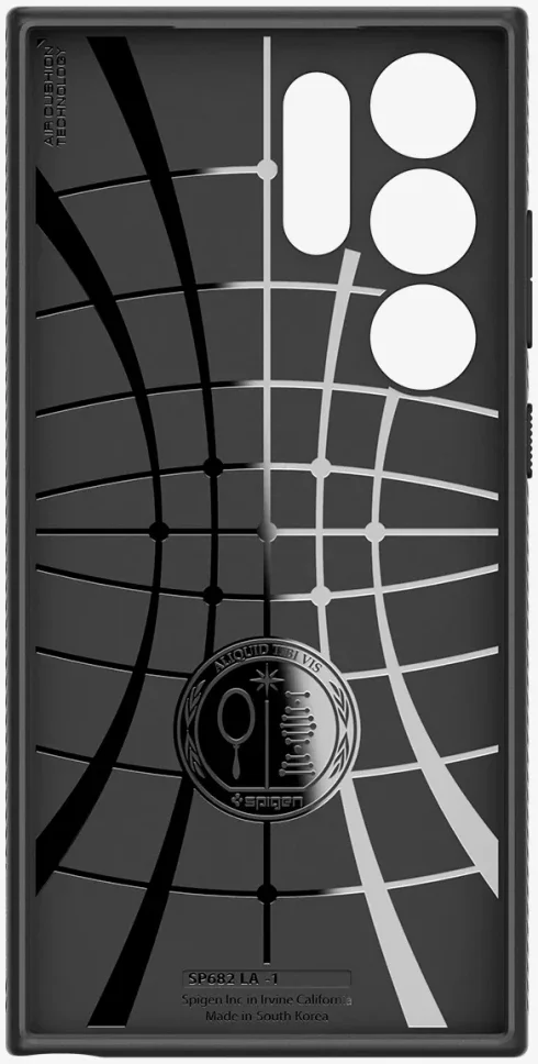 Spigen Liquid Air Samsung Galaxy S24 Ultra Hoesje Back Cover Zwart afbeelding 8