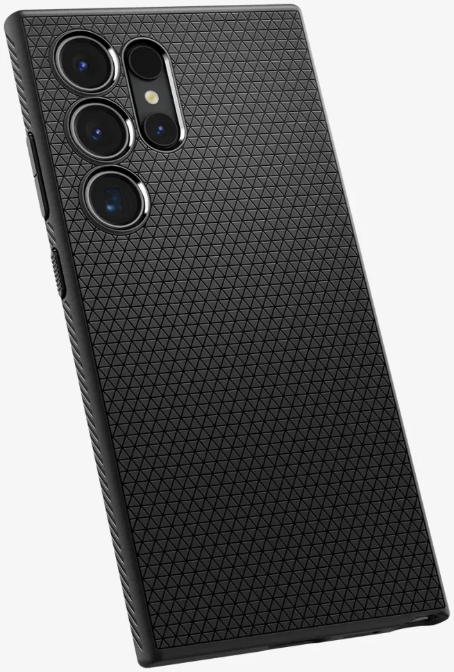 Spigen Liquid Air Samsung Galaxy S24 Ultra Hoesje Back Cover Zwart afbeelding 10