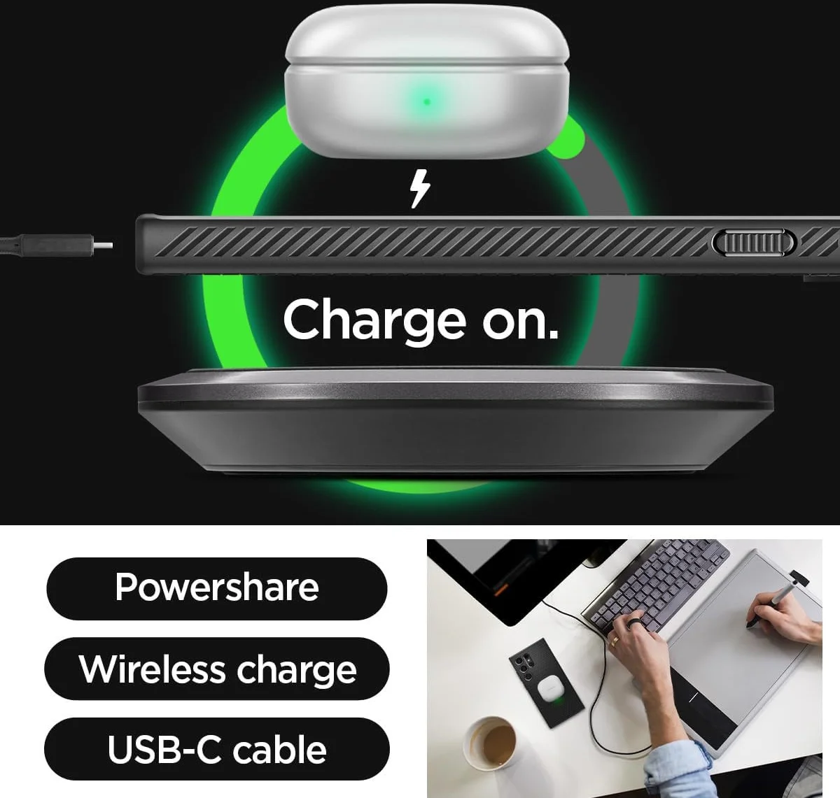 Spigen Liquid Air Samsung Galaxy S24 Ultra Hoesje Back Cover Zwart afbeelding 17